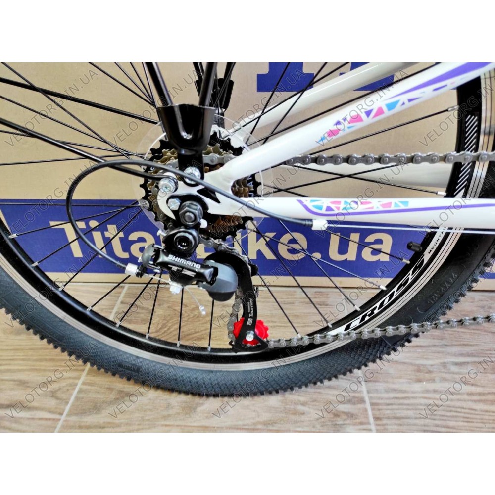 Купити Велосипед Cross Betty 24 Рама-11 white-violet за ціною 5